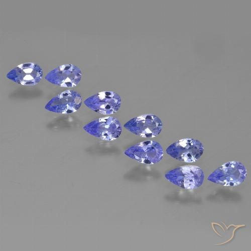 2.13ctw Natural Azul violeta intenso Tanzanita, En forma de pera, VS