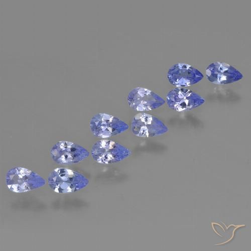 1.95ctw Natural Azul violeta intenso Tanzanita, En forma de pera, VS