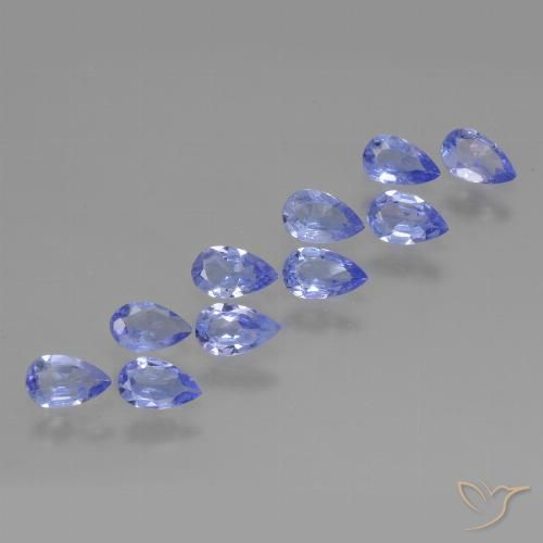 1.95ctw Natural Azul violeta intenso Tanzanita, En forma de pera, VS