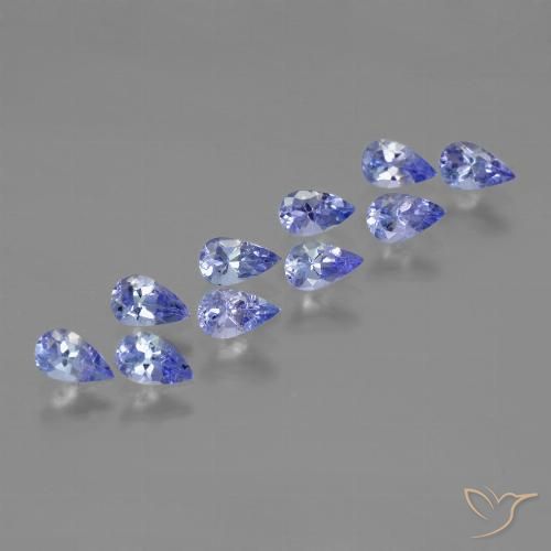 2.36ctw Natural Azul violeta tanzanita, En forma de pera, VS