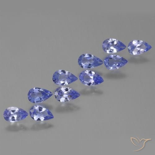 1.93ctw Natural Azul violeta intenso Tanzanita, En forma de pera, VS