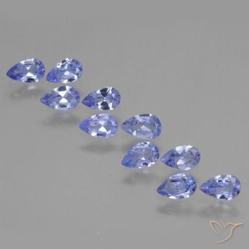 2.00ctw Natural Azul violeta Tanzanita, En forma de pera, VS