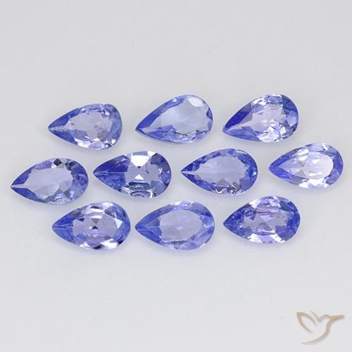 1.81ctw Natural Azul violeta intenso Tanzanita, En forma de pera, VS