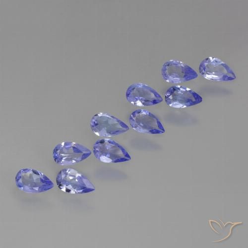 1.82ctw Natural Violeta claro Tanzanita, En forma de pera, VS