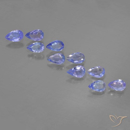 1.72ctw Natural Azul oscuro Tanzanita, En forma de pera, VS