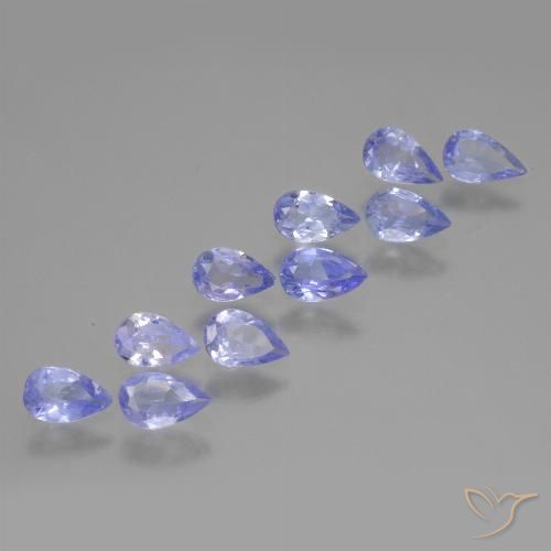 2.19ctw Natural Azul violeta Tanzanita, En forma de pera, VS