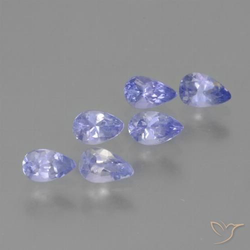 1.55ctw Natural Azul medio Tanzanita, En forma de pera, VS