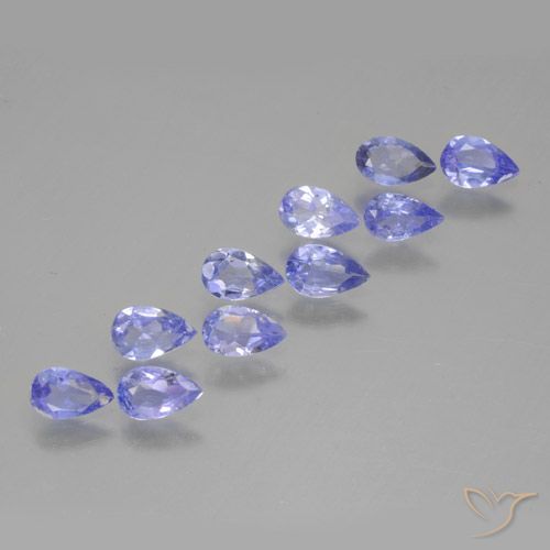 1.81ctw Natural Violeta azulado tanzanita, En forma de pera, VS