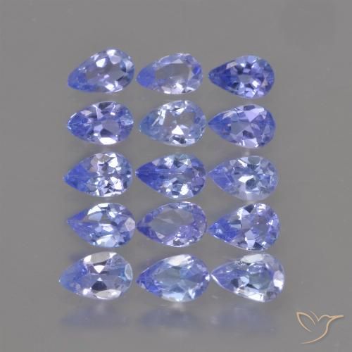 2.41ctw Natural Azul violeta intenso Tanzanita, En forma de pera, VS