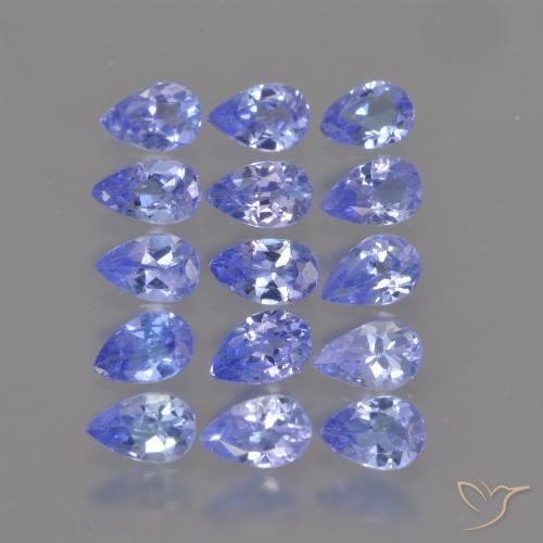 2.60ctw Natural Azul oscuro Tanzanita, En forma de pera, VS