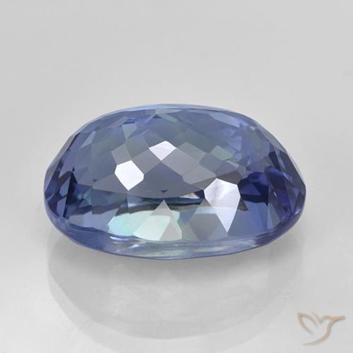 Tanzanita Azul real natural de 11.65 ct, Ovalada, VVS