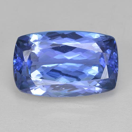 tanzanita Azul natural de 5.02 ct, Corte Cojín, VVS