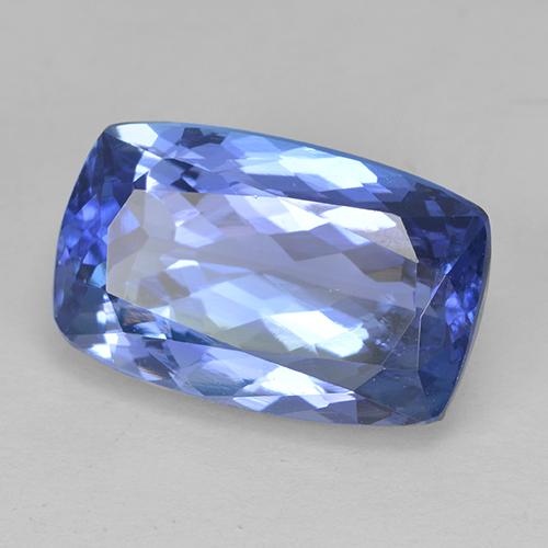 tanzanita Azul natural de 5.02 ct, Corte Cojín, VVS