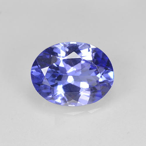 tanzanita Azul violeta natural de 2.44 ct, Corte Óvalo, VVS-VS