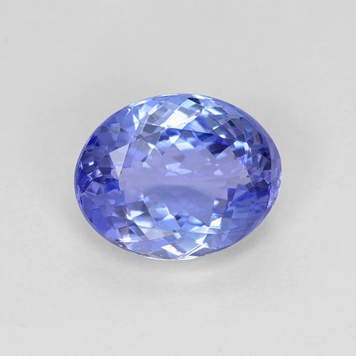 tanzanita Azul violeta intenso natural de 2.66 ct, Corte Óvalo, VVS
