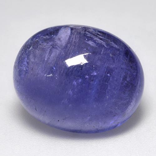 tanzanita Azul violeta natural de 17.96 ct, Corte Óvalo, Translúcido