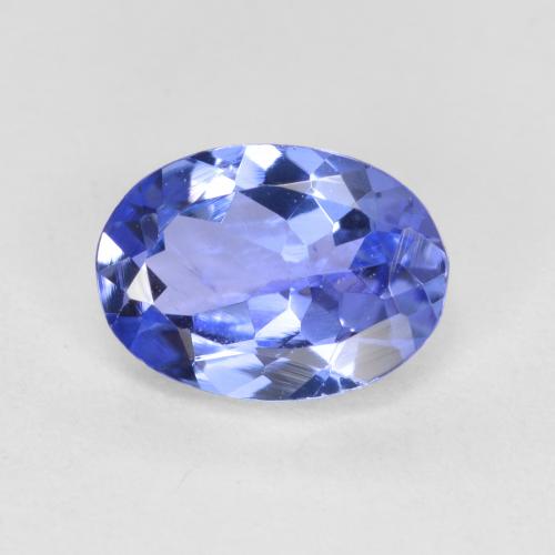 tanzanita Azul eléctrico natural de 0.62 ct, Corte Óvalo, VS