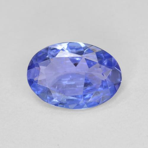 Tanzanita azul natural de 0,52 ct, corte óvalo, VS