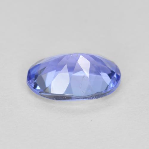Tanzanita azul natural de 0,62 ct, corte óvalo, VS