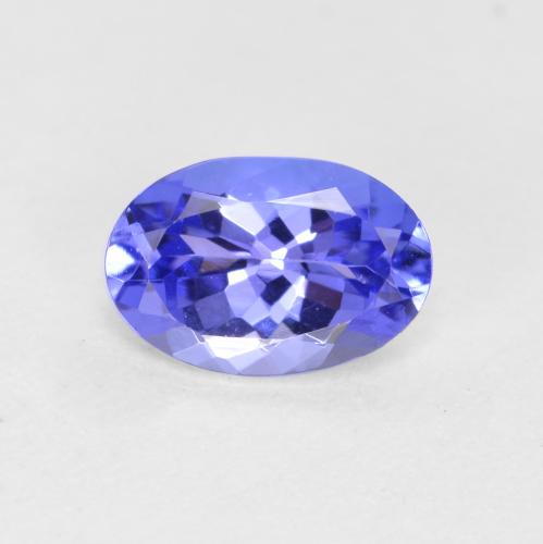 tanzanita Azul violeta natural de 0.59 ct, Corte Óvalo, VVS