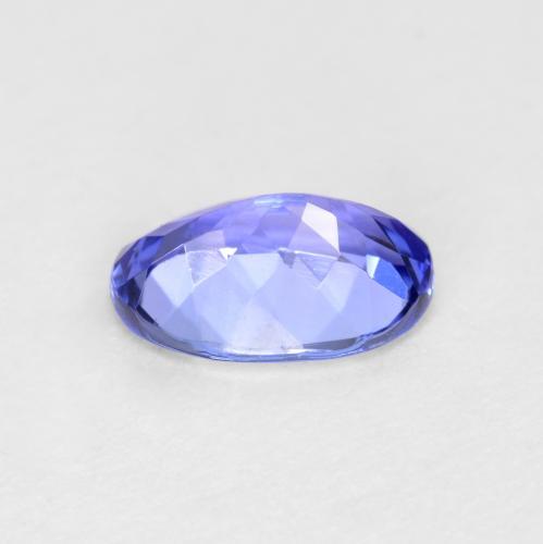 tanzanita Azul violeta natural de 0.59 ct, Corte Óvalo, VVS