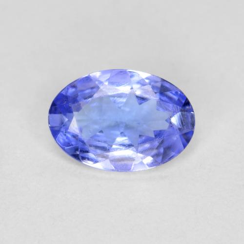tanzanita Azul violeta natural de 0.45 ct, Corte Óvalo, VVS