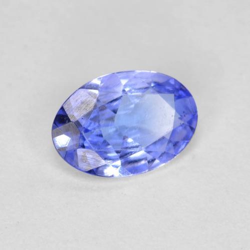 tanzanita Azul violeta natural de 0.45 ct, Corte Óvalo, VVS