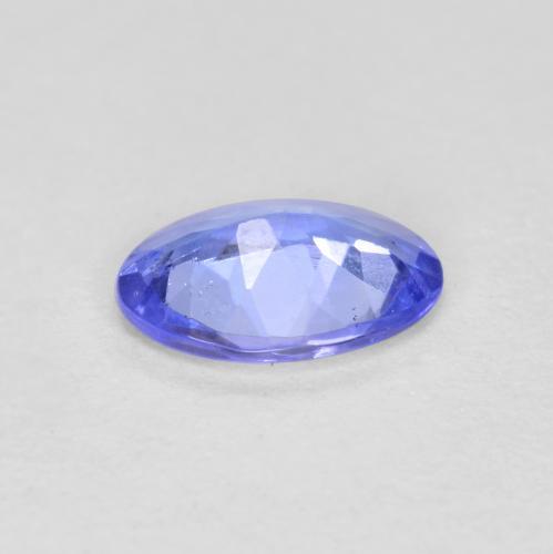 tanzanita Azul violeta natural de 0.45 ct, Corte Óvalo, VVS
