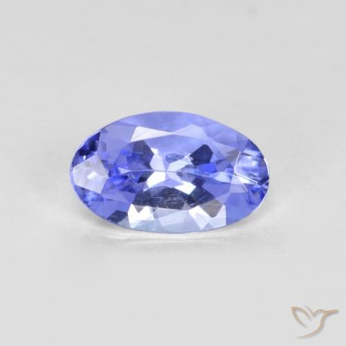 0.39ct Natural Azul medio tanzanita, Ovalada, VS