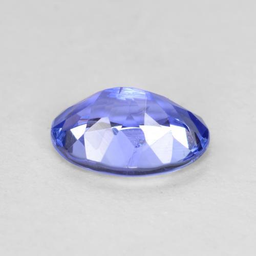 tanzanita Azul violeta oscuro natural de 0.58 ct, Corte Óvalo, VS-SI