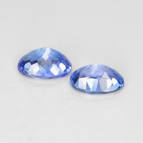 Gemas de tanzanita azul natural de 1,12 ct, corte óvalo, VVS-VS