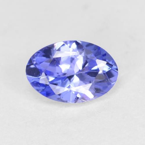 tanzanita Azul violeta natural de 0.49 ct, Corte Óvalo, VS-SI