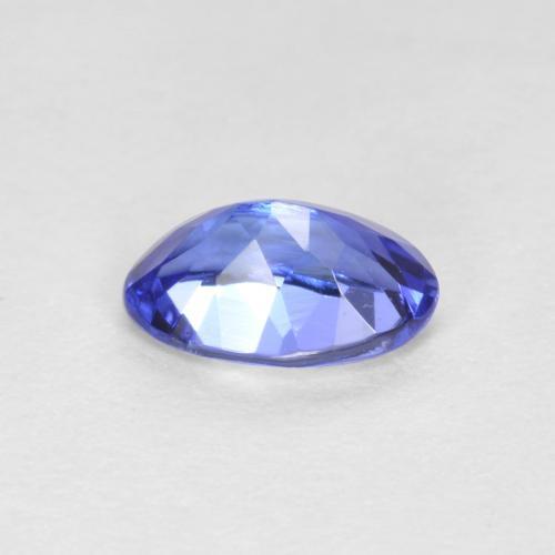 Tanzanita azul natural de 0,42 ct, corte óvalo, VVS-VS