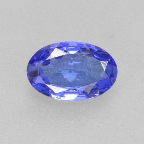 Tanzanita azul natural de 0,41 ct, corte óvalo, VS-SI