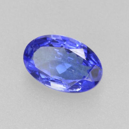 Tanzanita azul natural de 0,41 ct, corte óvalo, VS-SI