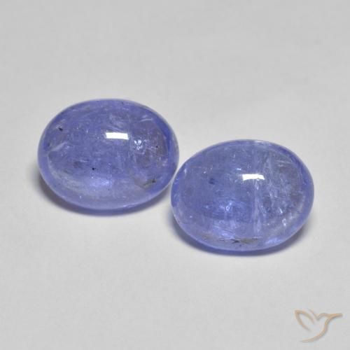 4.41ctw Natural Azul violeta intenso tanzanita, Ovalada, Transparente