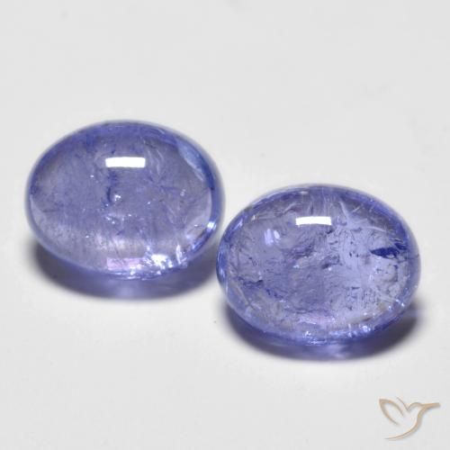 4.72ctw Natural Azul violeta intenso tanzanita, Ovalada, Transparente