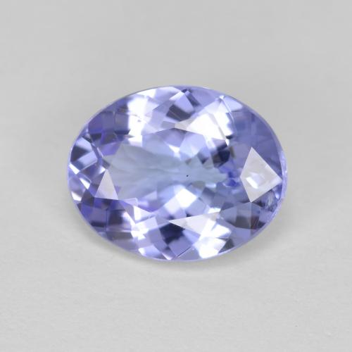 Tanzanita azul natural de 1,91 ct, corte óvalo, VVS-VS