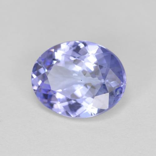 Tanzanita azul natural de 1,91 ct, corte óvalo, VVS-VS