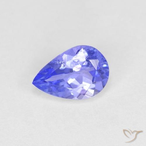 0.48ct Natural Azul medio Tanzanita, En forma de pera, VS