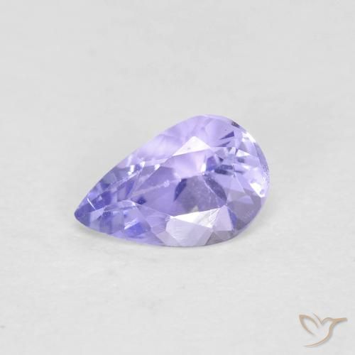 0.44ct Natural Azul claro Tanzanita, En forma de pera, VVS-VS