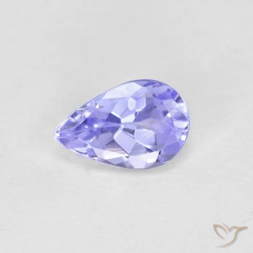 0.42ct Natural Azul claro Tanzanita, En forma de pera, VVS-VS