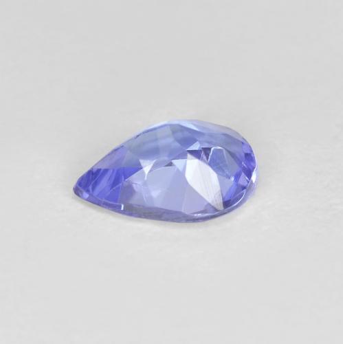Tanzanita azul natural de 0,43 ct, en forma de pera, VVS-VS