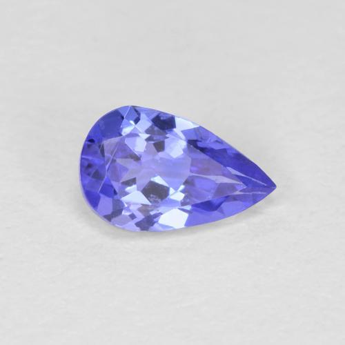 tanzanita Azul violeta natural de 0.39 ct, En forma de pera, VVS-VS
