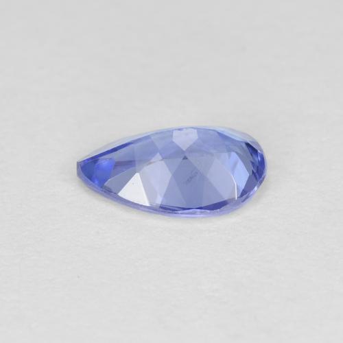 Tanzanita azul natural de 0,42 ct, en forma de pera, VVS-VS