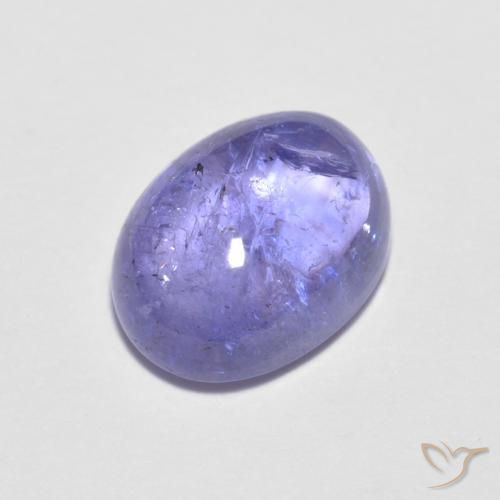1.95ct Natural Azul violeta intenso tanzanita, Ovalada, Transparente