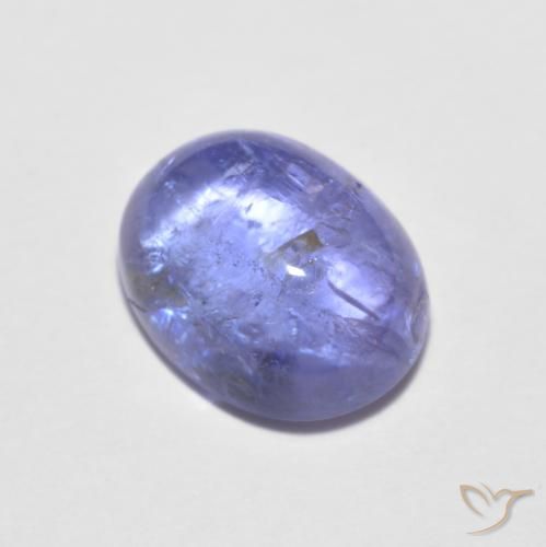 1.96ct Natural Azul violeta intenso tanzanita, Ovalada, Transparente