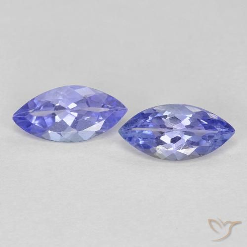 0.66ctw Natural Azul violeta intenso Tanzanita, Marquesa, VVS-VS
