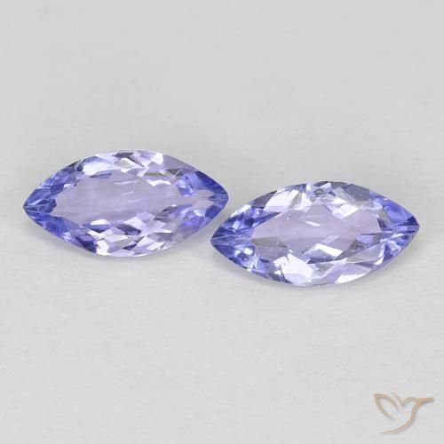 0.64ctw Natural Violeta claro tanzanita, Marquesa, VVS-VS