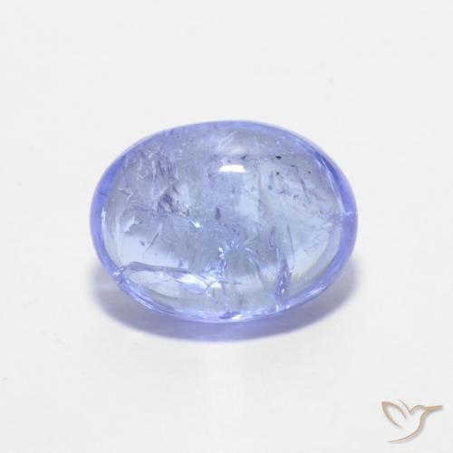 1.62ct Natural Azul eléctrico tanzanita, Ovalada, Transparente